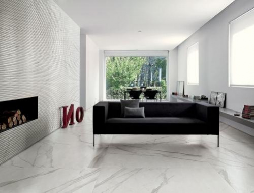 Плитка керамическая Fap Roma Fold Statuario настенная 25х75
